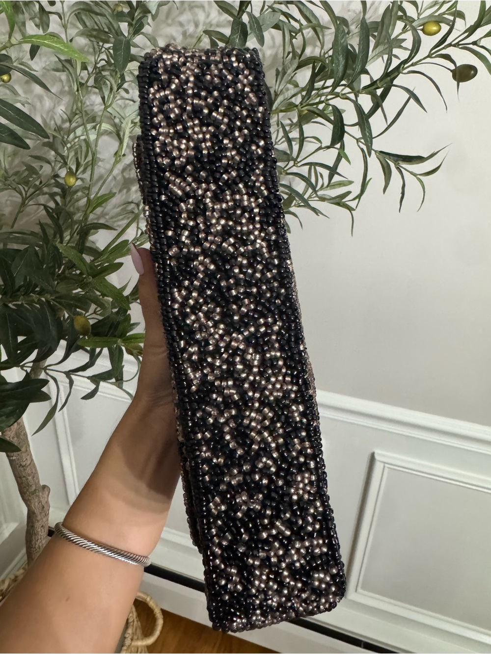 MADE IN INDIA beaded bats shoulder bag - Picture 5 of 6